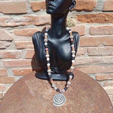 Collier Spirale Evolution & Amour
