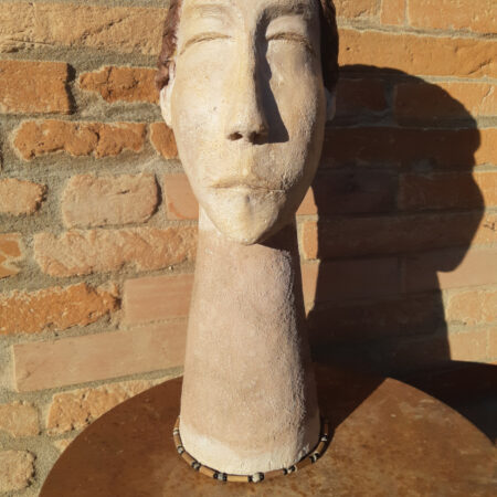 Collier Noisetier Jaspe Dalmatien