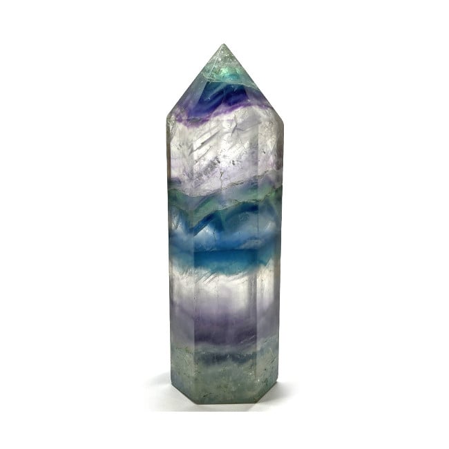 Pointe fluorite multicolore