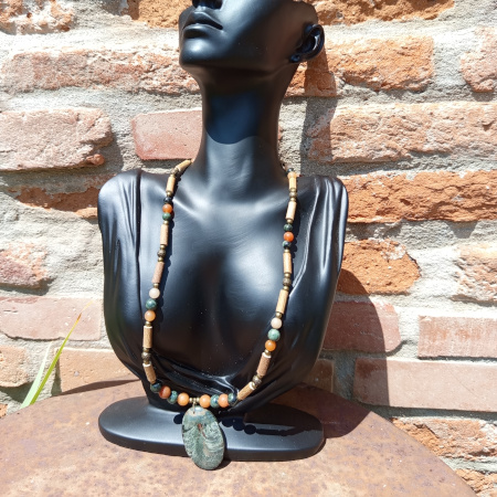 Collier Jaspe Kambaba Aventurine Piétersite